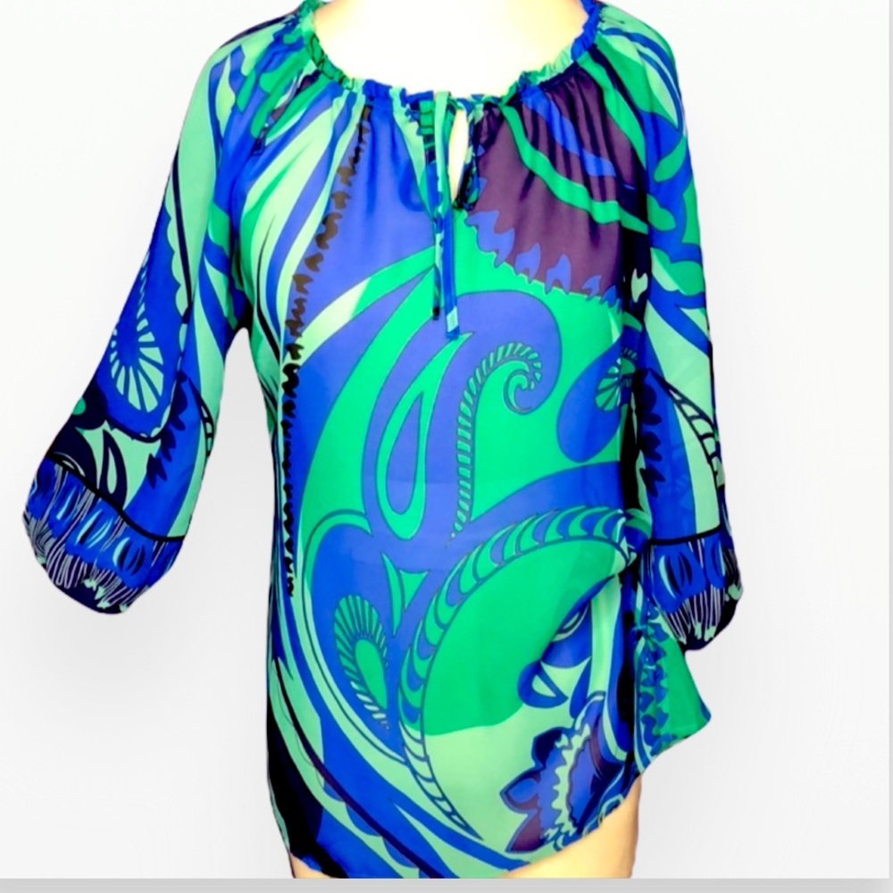 Chico’s  Abstract Tunic Chico’s size 0 R S XS